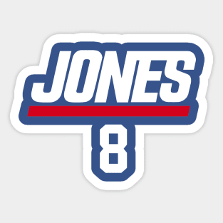 Jones 8, New York Giants Sticker